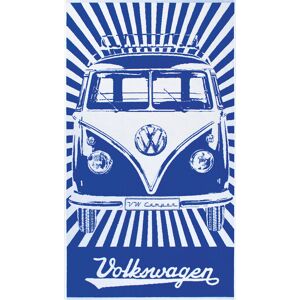 VW Collection T1 Bulli Beach Towel 160 X 90 Cm Blue / White