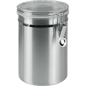 Metaltex Stainless Steel Storage Container With Transparent Lid 2 Litres