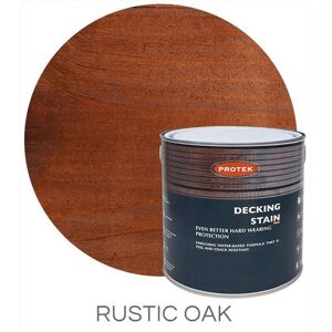 Protek Decking Stain 2.5 Litres - Rustic Oak - Protek Decking Stain 2.5 Litres - Rustic Oak