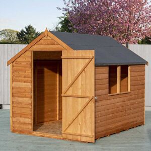 8 x 6 Shire Value Overlap Shed with Single Door