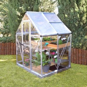 6 x 4 Palram - Canopia Hybrid Greenhouse - Silver