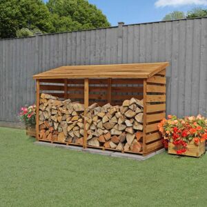 6 x 3 Mercia Double Log Store - Pressure Treated