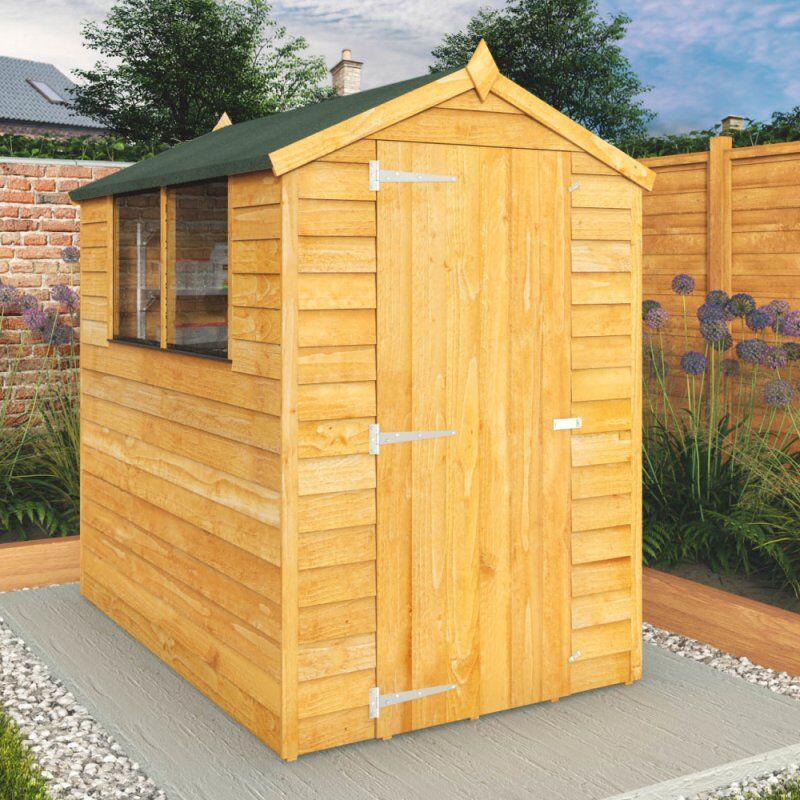 6 x 4 Mercia Overlap Garden Shed