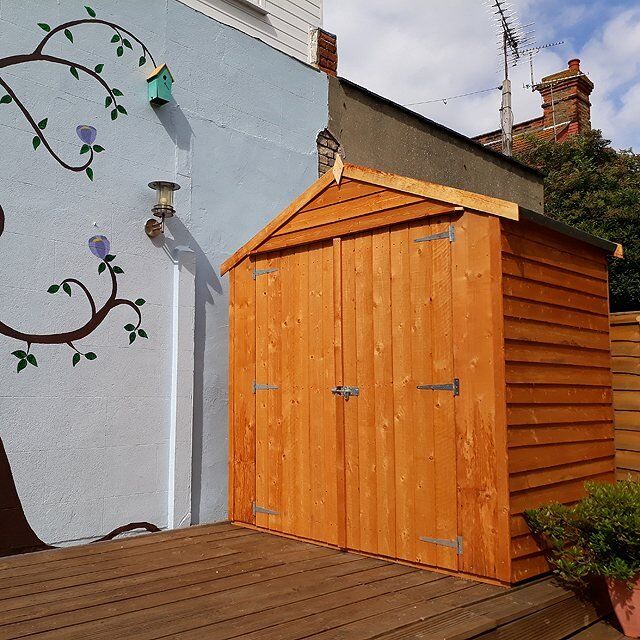 4 x 6 Shire Overlap Windowless Shed with Double Doors