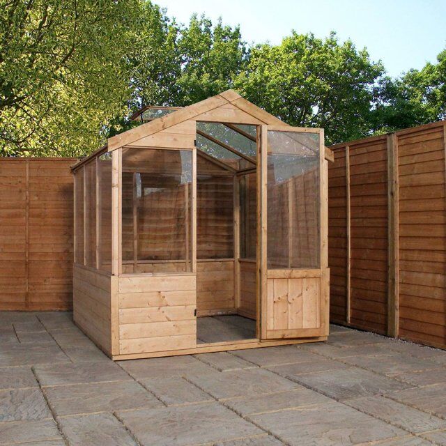 6 x 6 Mercia Traditional Wooden Greenhouse