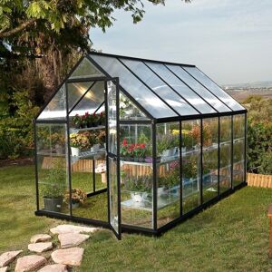 6 x 10 Palram - Canopia Hybrid Greenhouse - Grey