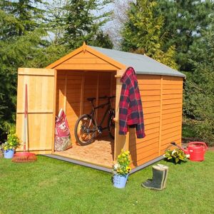 8 x 6 Shire Overlap Windowless Shed with Double Doors