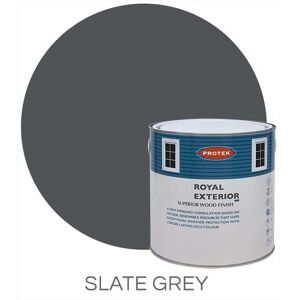 Protek Royal Exterior Paint 5 Litres - Slate Grey - Protek Royal Exterior Paint 5 Litres - Slate Grey