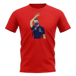 Race Crate Alexander Albon Paddock T-Shirt (Red) - XLB (12-13 Years) Male