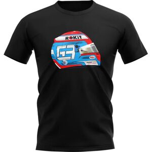 Race Crate George Russell 2019 Helmet T-Shirt (Black) - Large 42-44