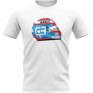 Race Crate George Russell 2019 Helmet T-Shirt (White) - Large (42-44