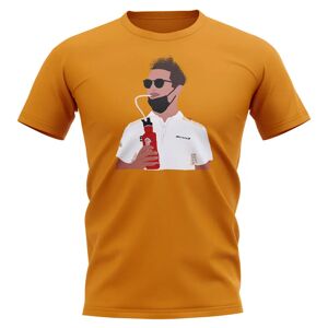 Race Crate Lando Norris Paddock T-Shirt (Orange) - XLB (12-13 Years) Male