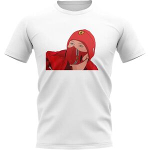 Race Crate Mick Schumacher Ferrari Test T-Shirt (White) - Small (34-36