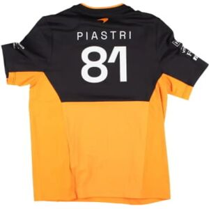 Castore 2024 McLaren Replica Oscar Piastri Set Up T-shirt (Autumn Glory) - Womens - XS - Size 8 Female