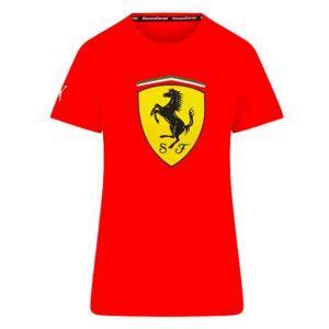 Puma 2023 Ferrari Scuderia Fanwear Big Shield Tee (Red) - Ladies - XXL - Size 18 Female