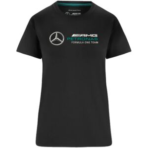 Puma 2023 Mercedes Large Logo Tee (Black) - Ladies - Medium - Size 12 Female