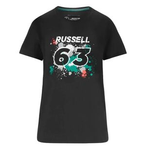 Puma 2022 Mercedes George Russell #63 T-Shirt (Black) - Womens - Medium - Size 12 Female