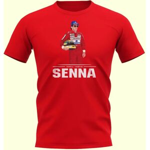 UKSoccershop Ayrton Senna Driver T-Shirt (Red) - XL (45-48