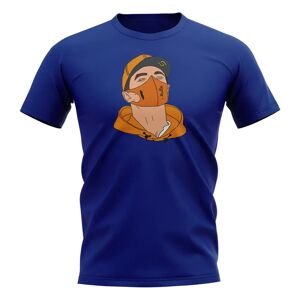 Race Crate Lando Norris Headshot T-Shirt (Blue) - Small (34-36