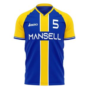 Race Crate 1992 Mansell #5 Stripe Concept Football Shirt - Womens S (UK Size 10) Male