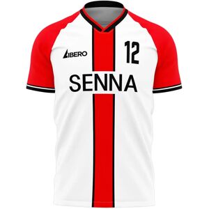 Race Crate 1988 Senna #12 Stripe Concept Football Shirt - Womens S (UK Size 10) Male