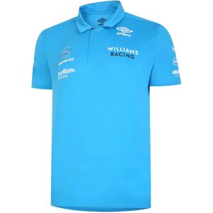 Umbro 2022 Williams Racing Media Polo Shirt (Blue) - Large - 41-43