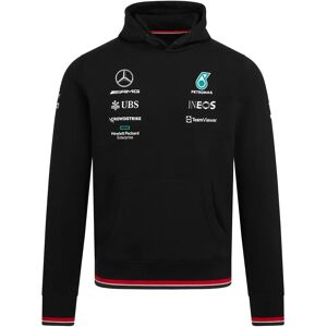 Puma 2022 Mercedes Team Hooded Sweat (Black) - Large Adults Male