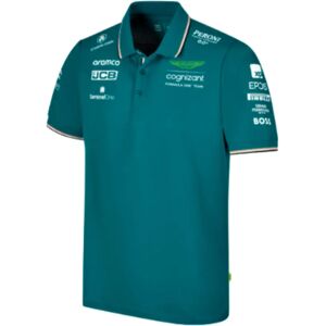 Pelmark 2023 Aston Martin Official Polo Shirt (Green) - XXL Adults Male