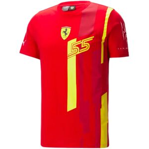 Puma 2023 Ferrari Sainz Spanish GP T-Shirt (Red) - Medium Adults Male