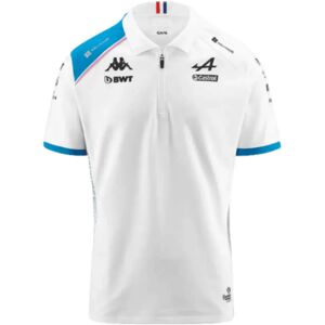 Kappa 2023 Alpine Team Pierre Gasly Polo (White) - Small Adults Male