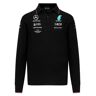 Puma 2023 Mercedes Long Sleeve Knitted Polo Shirt (Black) - XXXL Adults Male