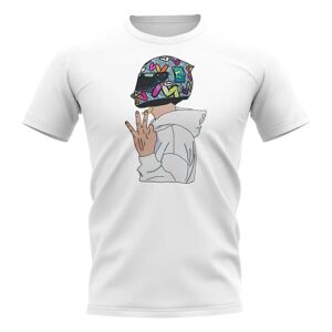 Race Crate Daniel Ricciardo 2020 Number 3 T-Shirt (White) - LB (9-11 Years) Male