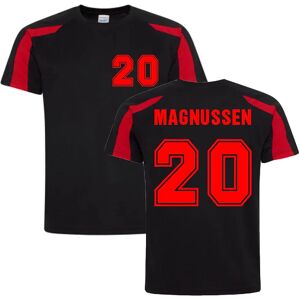 Race Crate Kevin Magnussen 2020 Performance T-Shirt (Black-Red) - LB (9-11 Years) Male