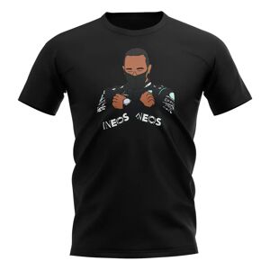 Race Crate Lewis Hamilton Wakanda T-Shirt (Black) - LB (9-11 Years) Male