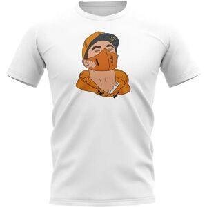 Race Crate Lando Norris Headshot T-Shirt (White) - LB (9-11 Years) Male