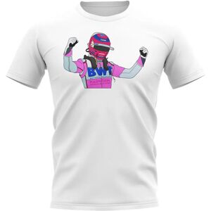 Race Crate Lance Stroll Turkey Pole Sitter Celebration T-Shirt (White) - LB (9-11 Years) Male