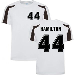 Race Crate #44 Performance T-Shirt (White-Black) - MB (7-8 Years) Male