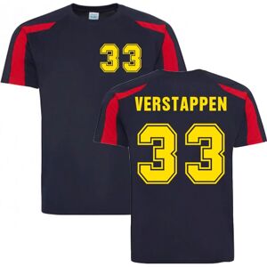 Race Crate Max Verstappen Performance T-Shirt (Navy-Red) - LB (9-11 Years) Male