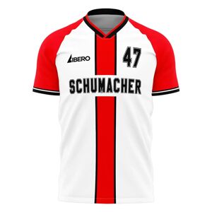 Race Crate 2022 Schumacher #47 Stripe Concept Football Shirt - LB 6-7yrs (116-122cm) Male
