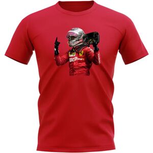 Race Crate Sebastian Vettel 2019 Singapore GP T-Shirt (Red) - MB (7-8 Years) Male