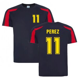 Race Crate Sergio Perez Performance T-Shirt (Navy-Red) - MB (7-8 Years) Male