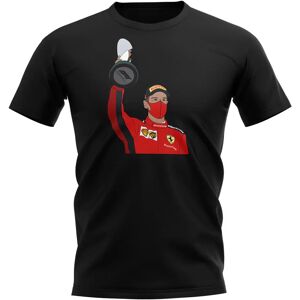 Race Crate Sebastian Vettel 2020 Turkey Podium T-Shirt (Black) - XSB (3-4 Years) Male