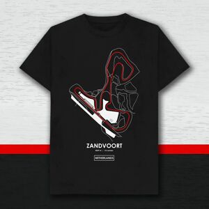 Race Crate Zandvoort Netherlands Racing Track T-Shirt (Black) - LB (9-11 Years) Male