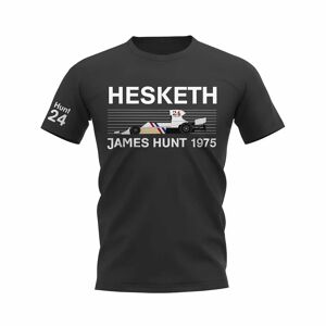 Race Crate James Hunt 1975 Hesketh T-Shirt (Black) - SB (5-6 Years) Male
