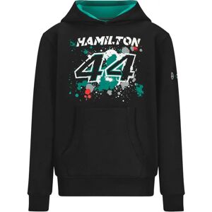 Puma 2022 Mercedes Lewis Hamilton #44 Hooded Sweat (Black) - Kids - Small Boys - 24/26