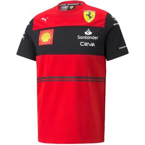 Puma 2022 Ferrari Team Tee (Red) - Kids - Large Boys - 30-32