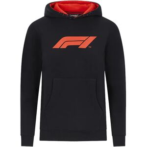 2022 Formula 1 F1 Large Logo Hooded Sweat (Black) - Kids - Small Boys Unisex