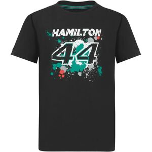 Puma 2022 Mercedes Lewis Hamilton #44 T-Shirt (Black) - Kids - Large Boys Unisex