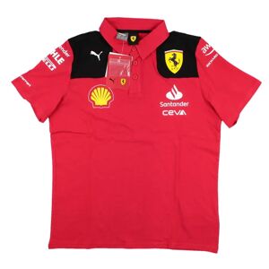 Puma 2023 Ferrari Team Polo Shirt (Red) - Kids - Small Boys - 24/26