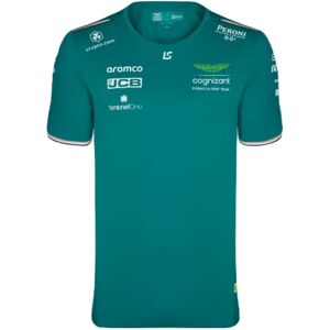 Pelmark 2023 Aston Martin Official Lance Stroll Driver Tee (Green) - Kids - Large Boys Unisex